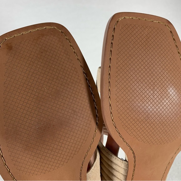 NEW Linea Paolo Women’s Ida Leather Heeled Slide Sandal Size 8M - Picture 6 of 14
